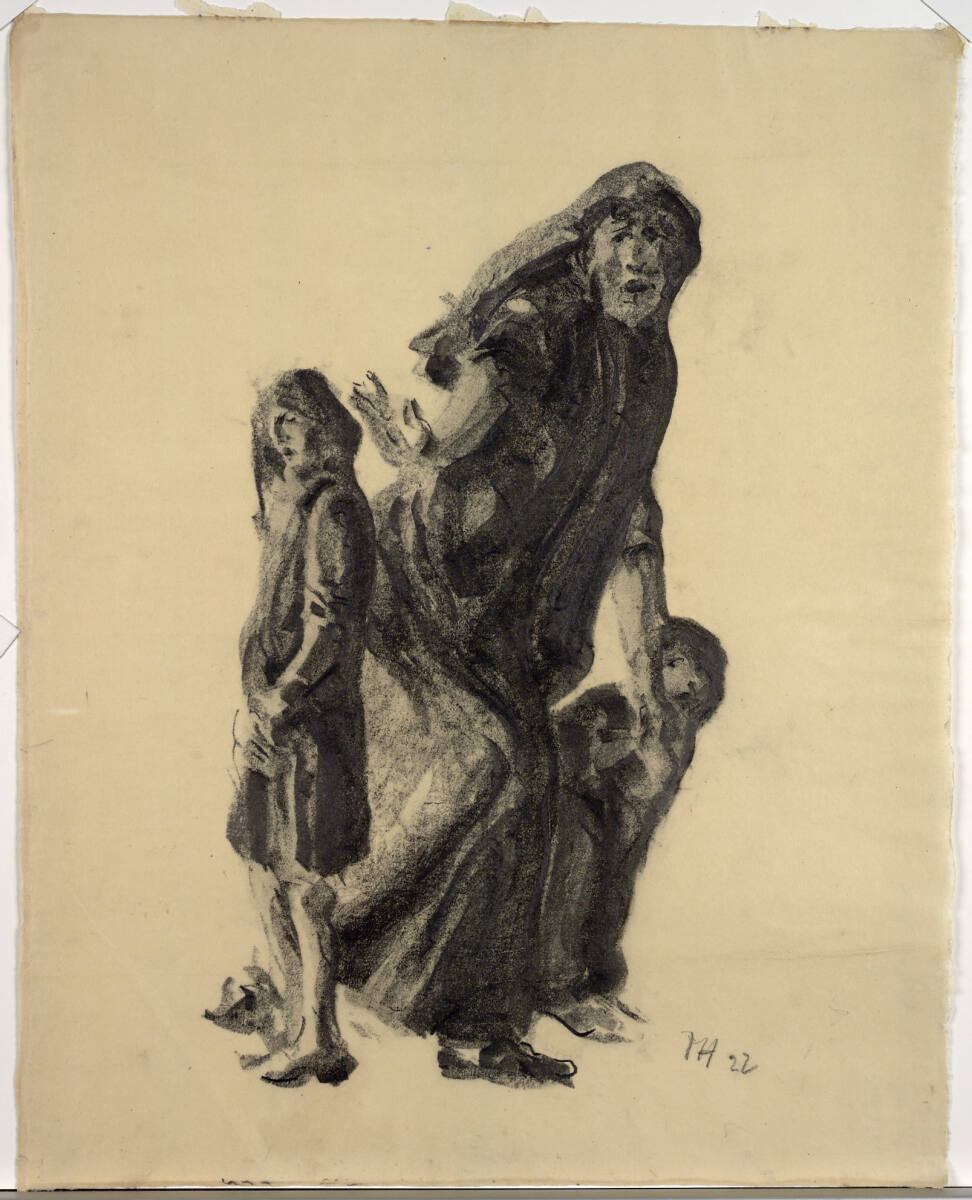 Die erzürnte Mutter, Fritz Hegenbart, 1922
