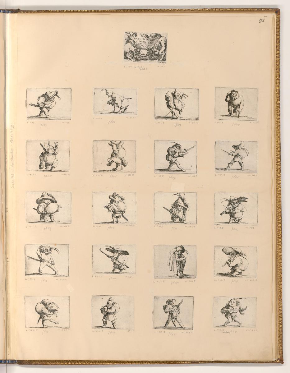Jacques Callot, Radierungen von Jacques Callot, Varie Figure (Gobbi), Inv. Nr.: Frankreich nach…