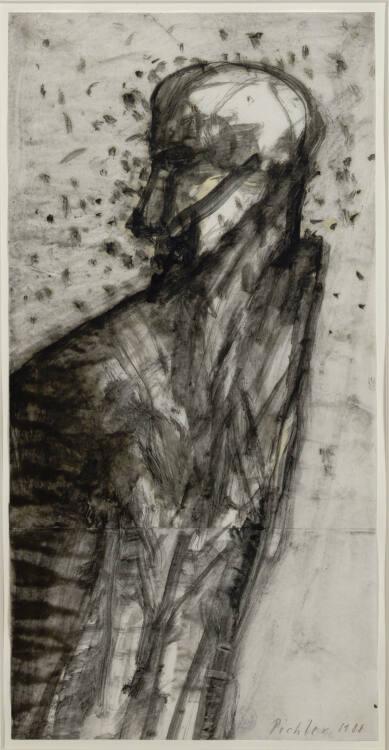 Walter Pichler, Kopf mit Fliegen, Inv. Nr.: 39954