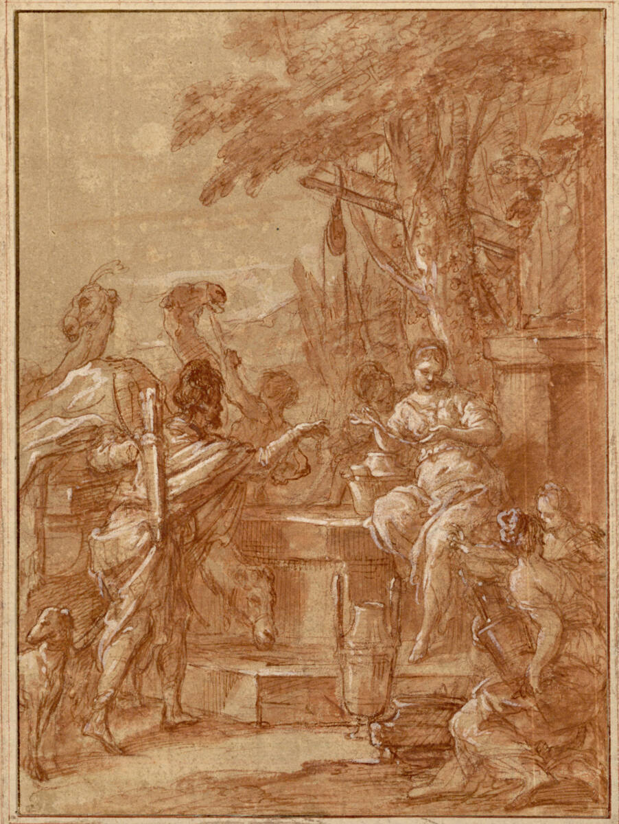 Rebekka und Eleasar am Brunnen, Sebastiano Ricci