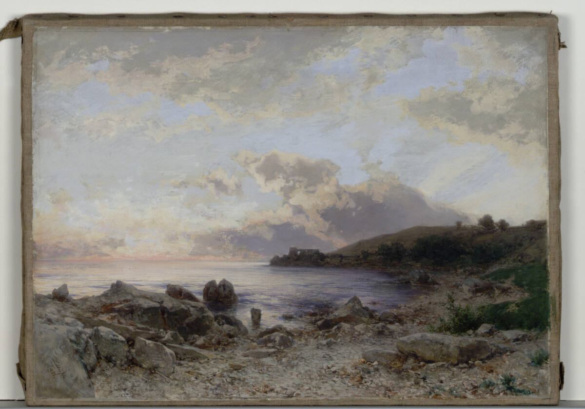 Abend am Meer, Eduard Peithner von Lichtenfels, 1888