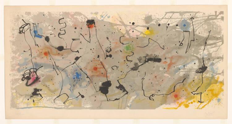 Joan Miró, Abstrakte Komposition, Inv. Nr.: DG2000/174