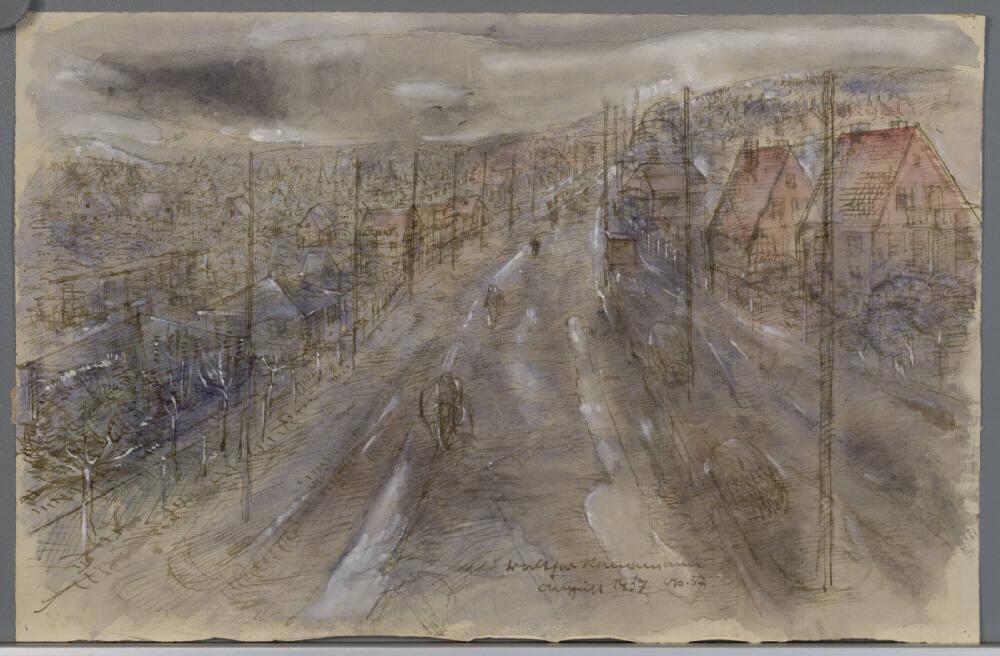 Walter Kampmann, Straßenbild, Inv. Nr.: 40120