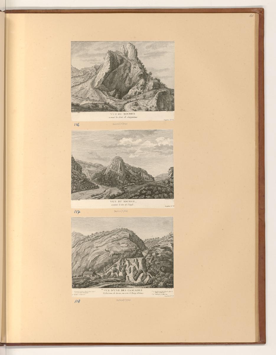 Ansichten von Frankreich, Berglandschaften, Inv. Nr.: Frankreich nach Sektionen II/72, F/II/72/…