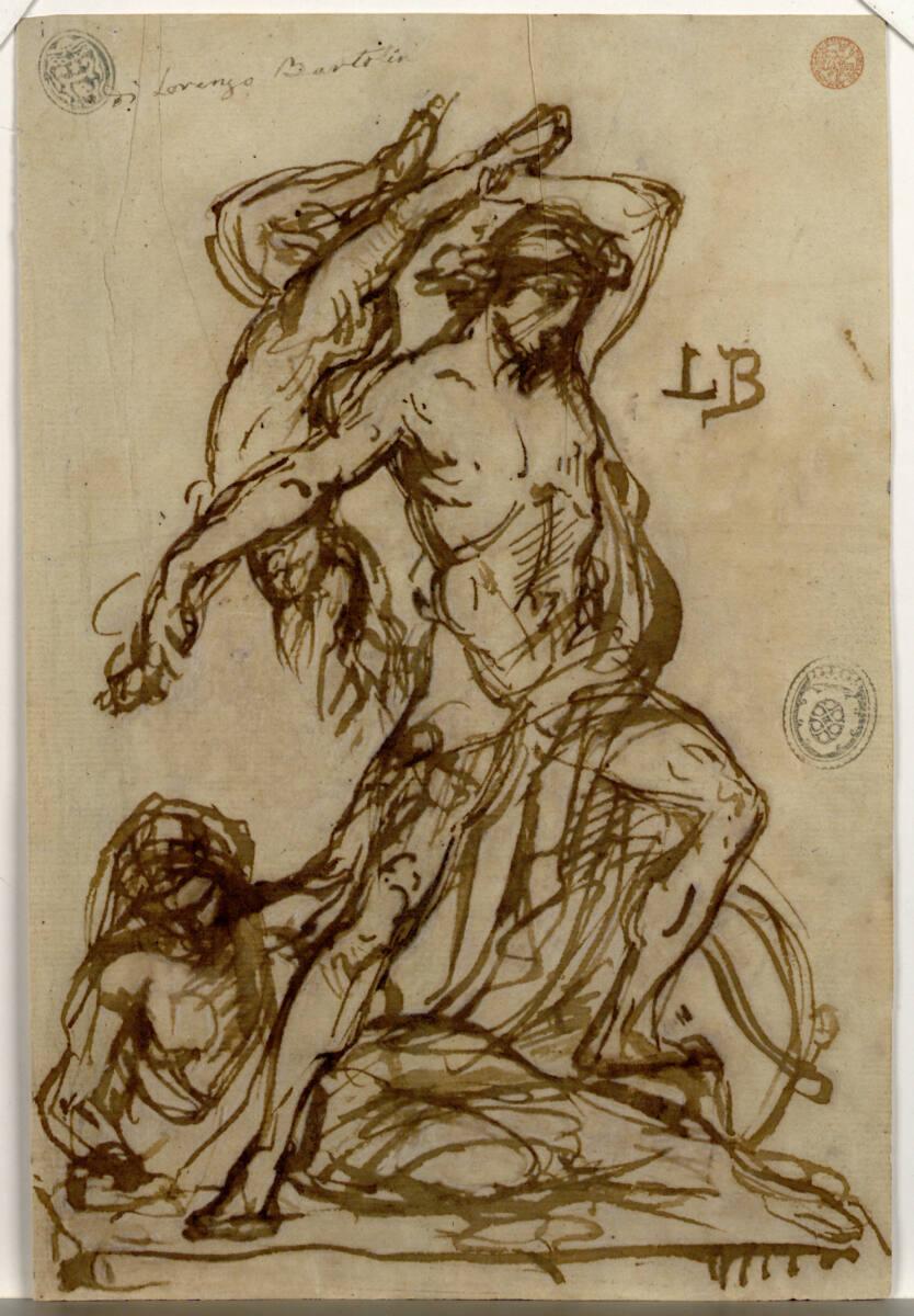 Anonym, Astyanax wird von den Mauern Trojas geworfen, Inv. Nr.: 40270