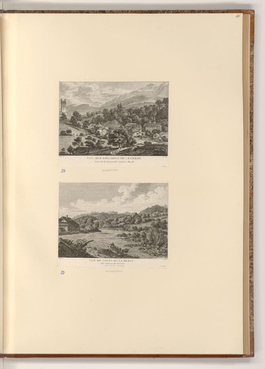 Ansichten der Schweiz, Ansichten der Schweiz, Inv. Nr.: Frankreich nach Sektionen II/75, F/II/7…