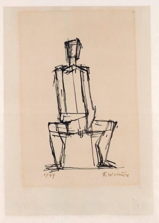 Fritz Wotruba, Sitzender, Inv. Nr.: 40279