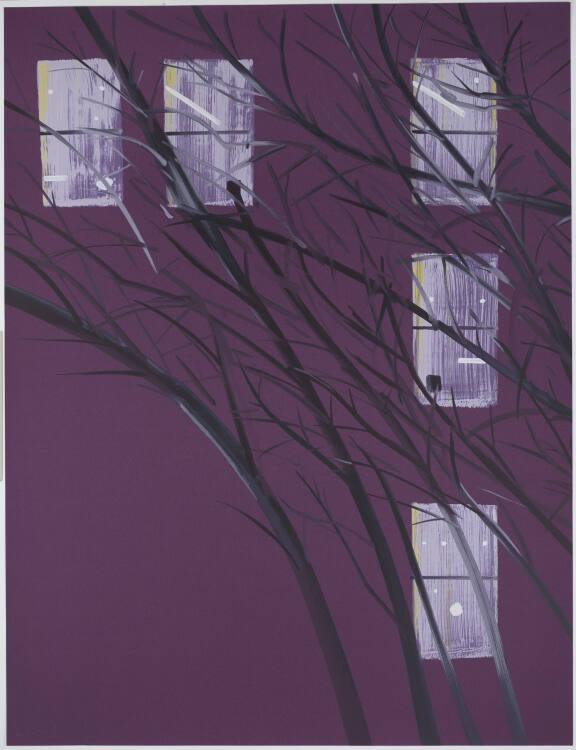 Alex Katz, Purple Wind, Inv. Nr.: DG2020/200