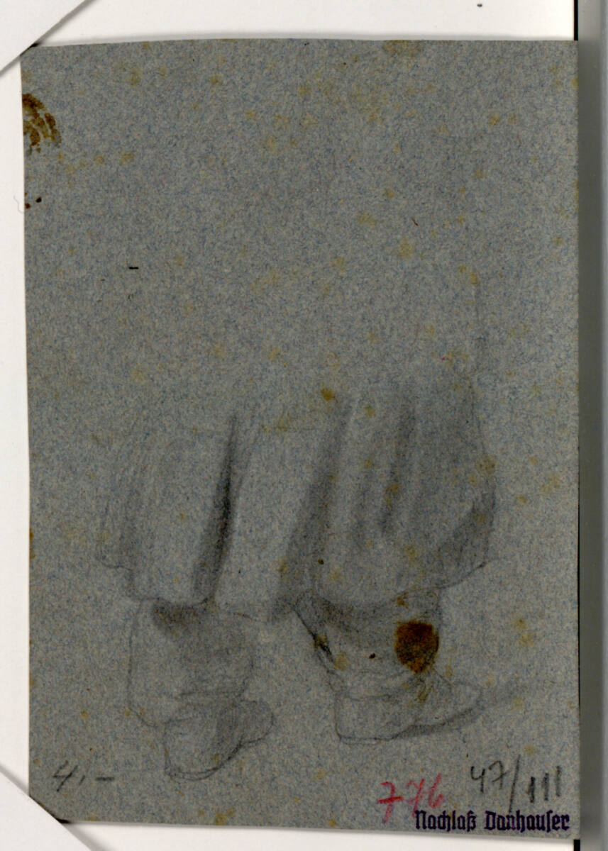 Gehende Kinderfüße, Josef Danhauser