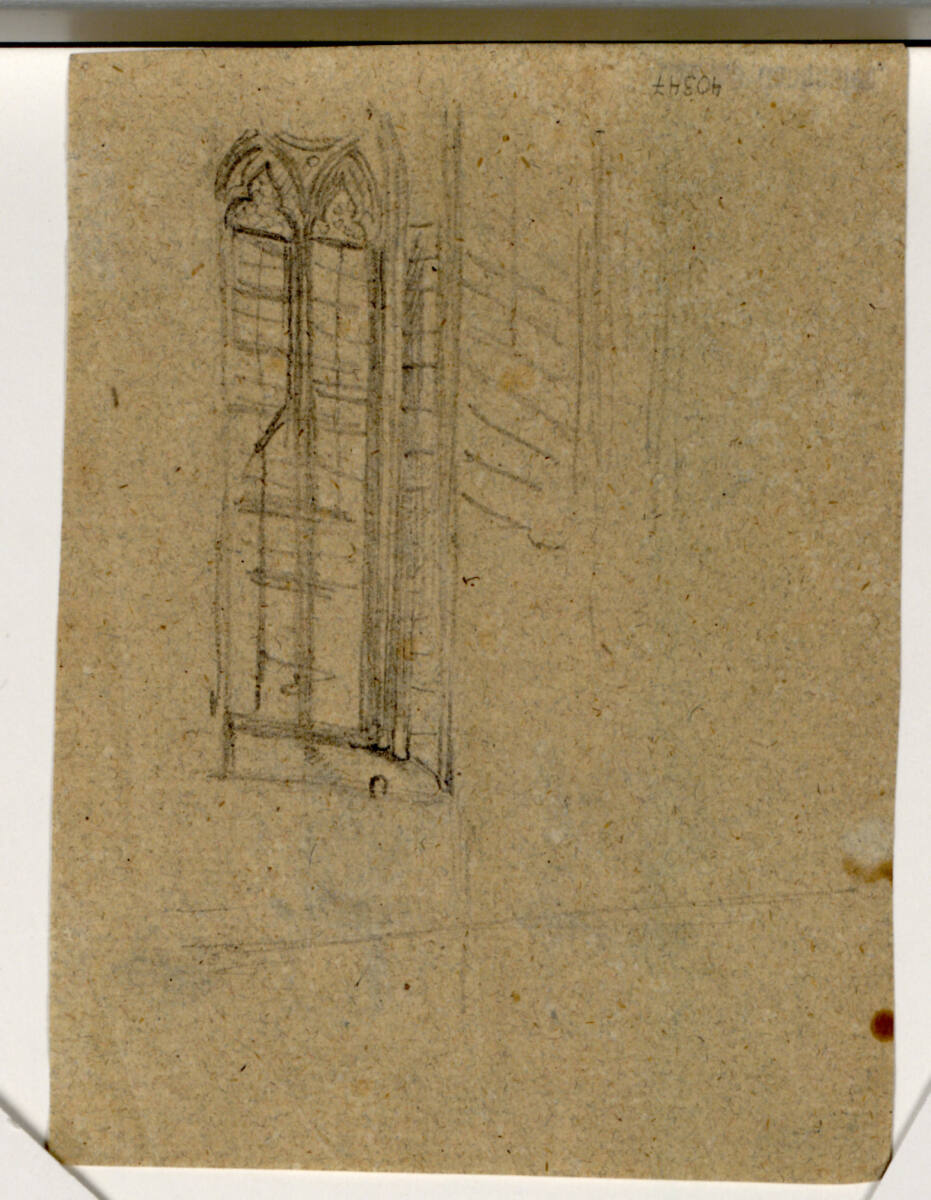 Gotische Fenster, Josef Danhauser
