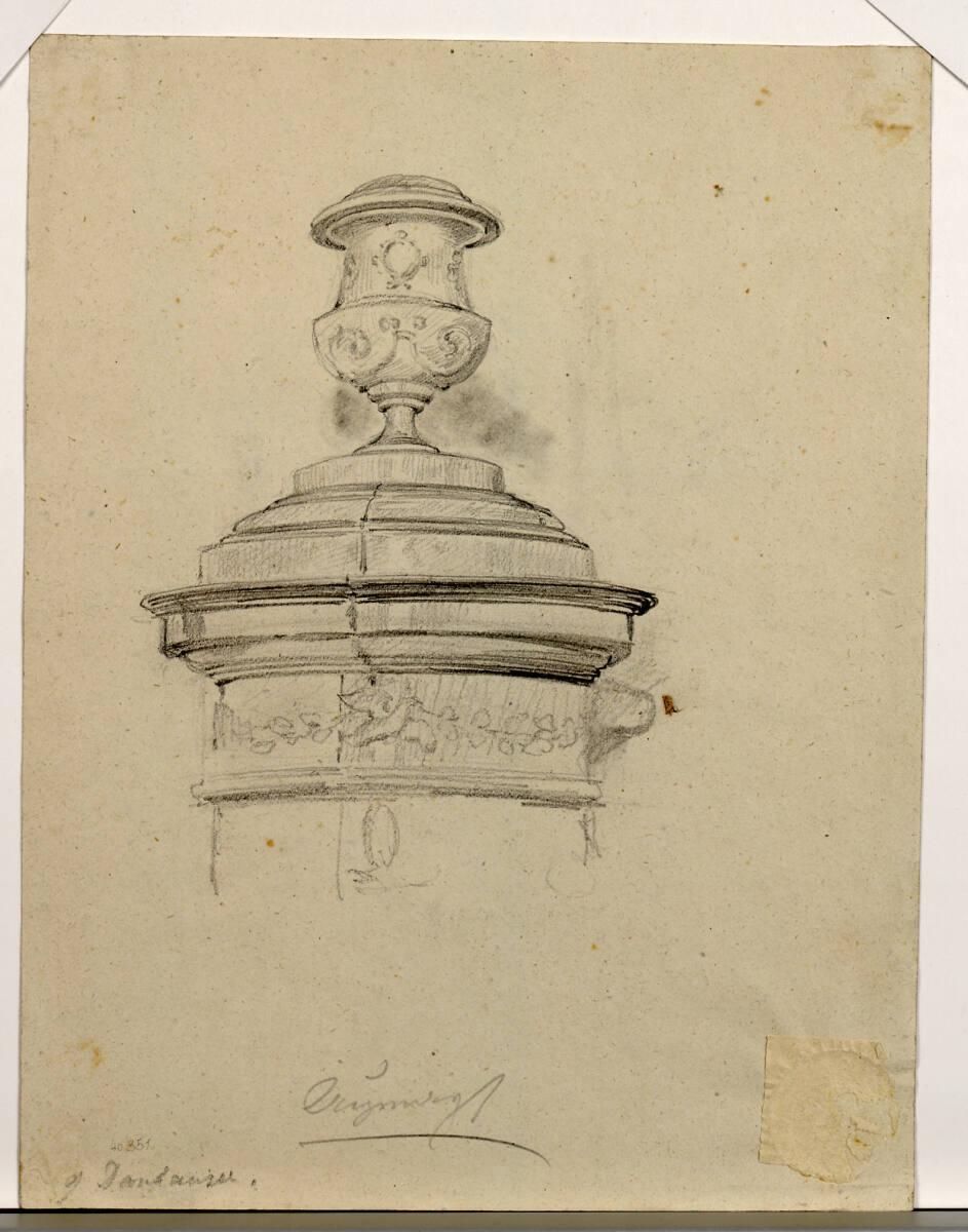 Josef Danhauser, Kachelofen, Inv. Nr.: 40351r