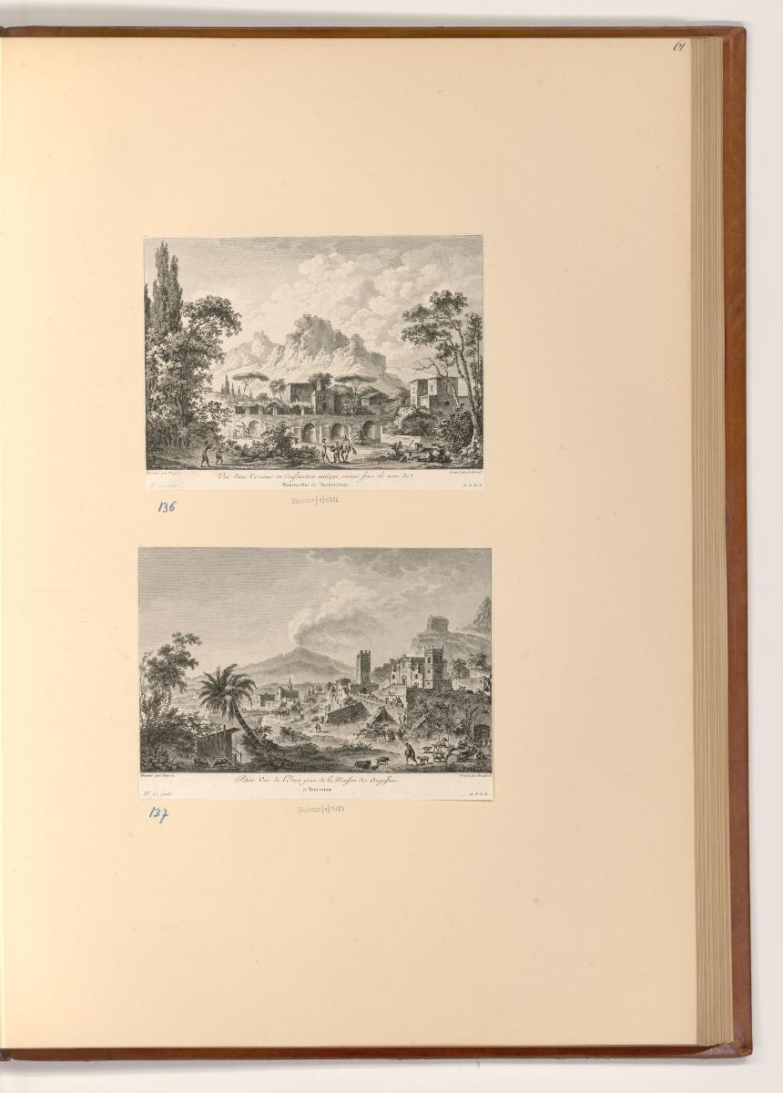 Ansichten der Reise des Richard Saint-Non nach Neapel und Sizilien, Ansicht von Taormina, Inv. …