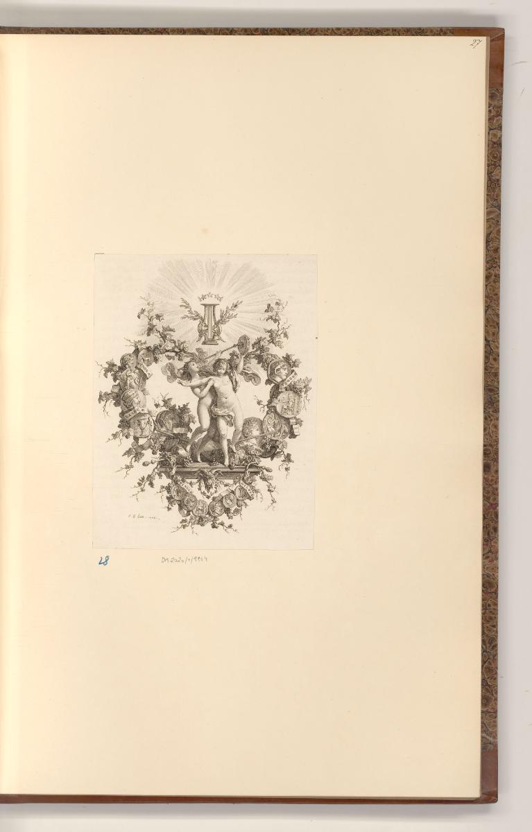 Ansichten der Reise des Comte Choiseul-Gouffier nach Griechenland, Vignette mit Nymphen, Inv. N…