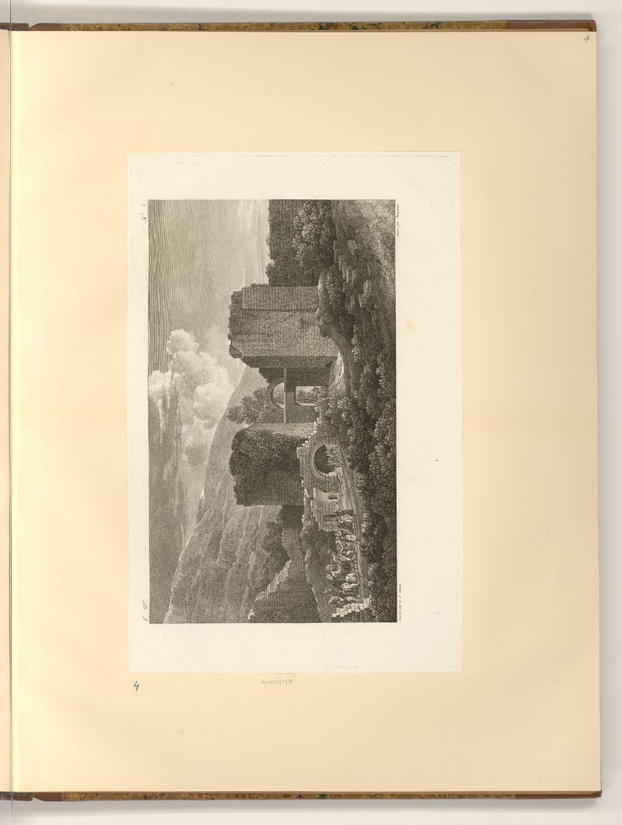 Ansichten der Reise des Louis-François Cassas in die Levante, Baudenkmäler und Tempelruinen des…