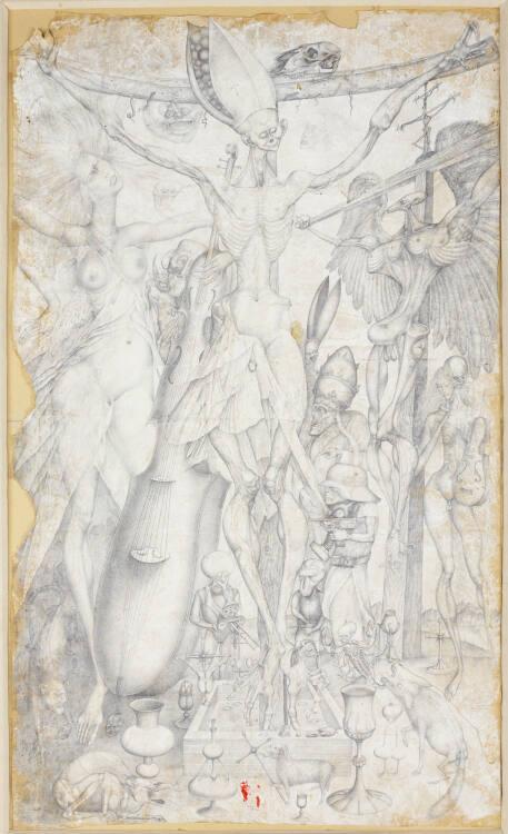 Ernst Fuchs, Schädelstätte, Inv. Nr.: 33402