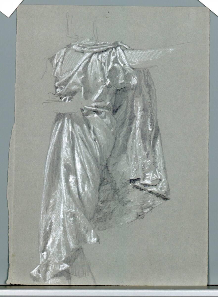 Alexander Rothaug, Gewandstudie, Inv. Nr.: 40639
