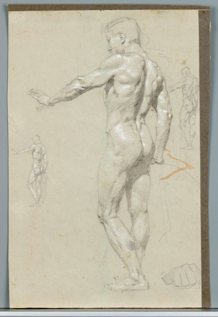 Drei männliche Figurstudien, Alexander Rothaug