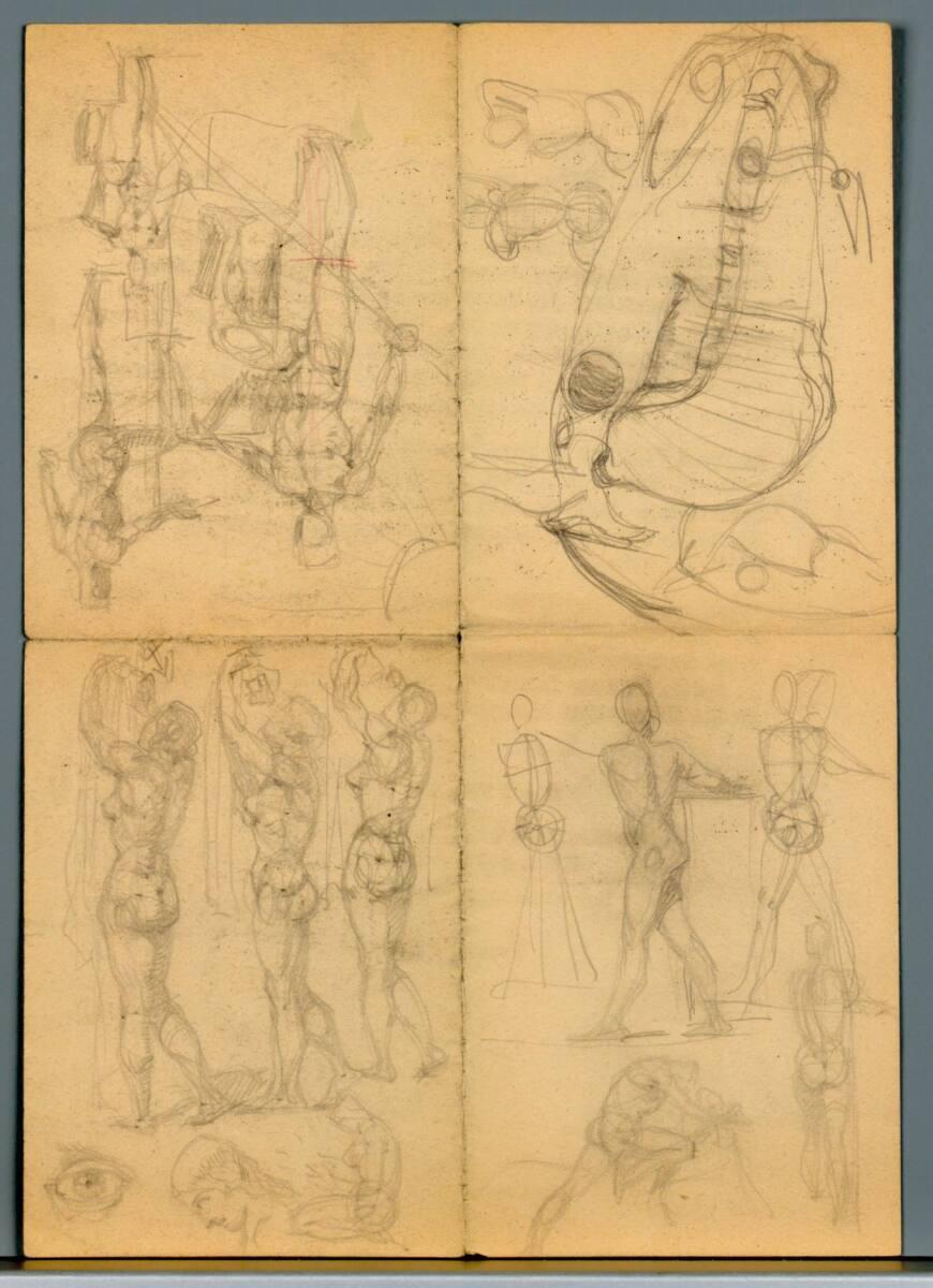 Alexander Rothaug, Diverse figurale Studien, Inv. Nr.: 40678
