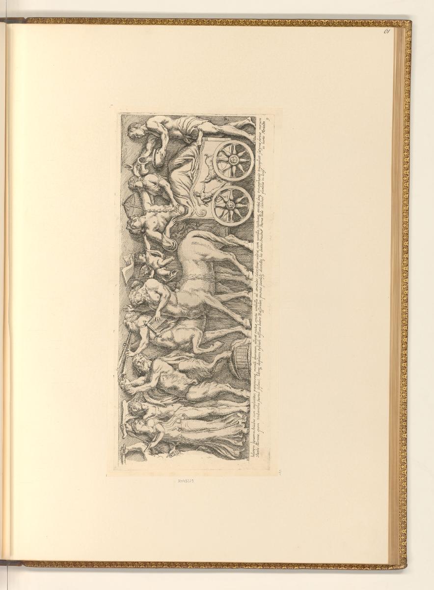 Radierungen von François Perrier, Relief mit einer Prozession des Silen, Inv. Nr.: Frankreich n…