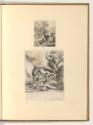 Französische Radierungen des 17. Jahrhunderts, Tod des Adonis; Tod des Herkules, Inv. Nr.: Fran…