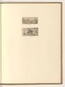 Französische Radierungen des 17. Jahrhunderts, Schlachtenszene; Putti und Faune mit einem Schaf…
