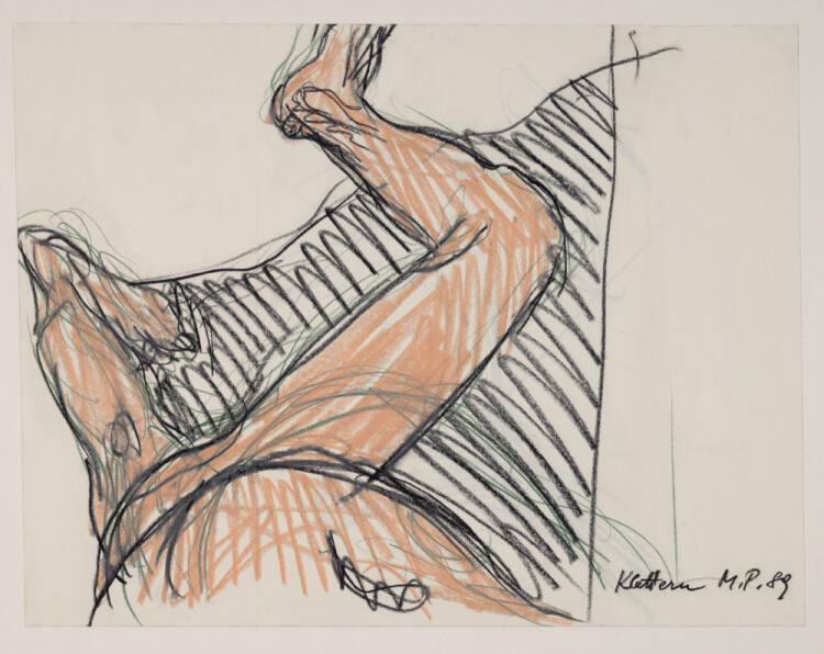 Max Peintner, Klettern, Inv. Nr.: 40749