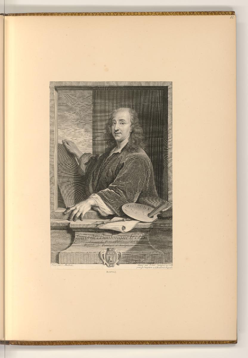 Nic et Pièrre Mignard; Louis de Boulogne le Père; Seb. Bourdon; Louis Testelin; Eust. le Sueur;…