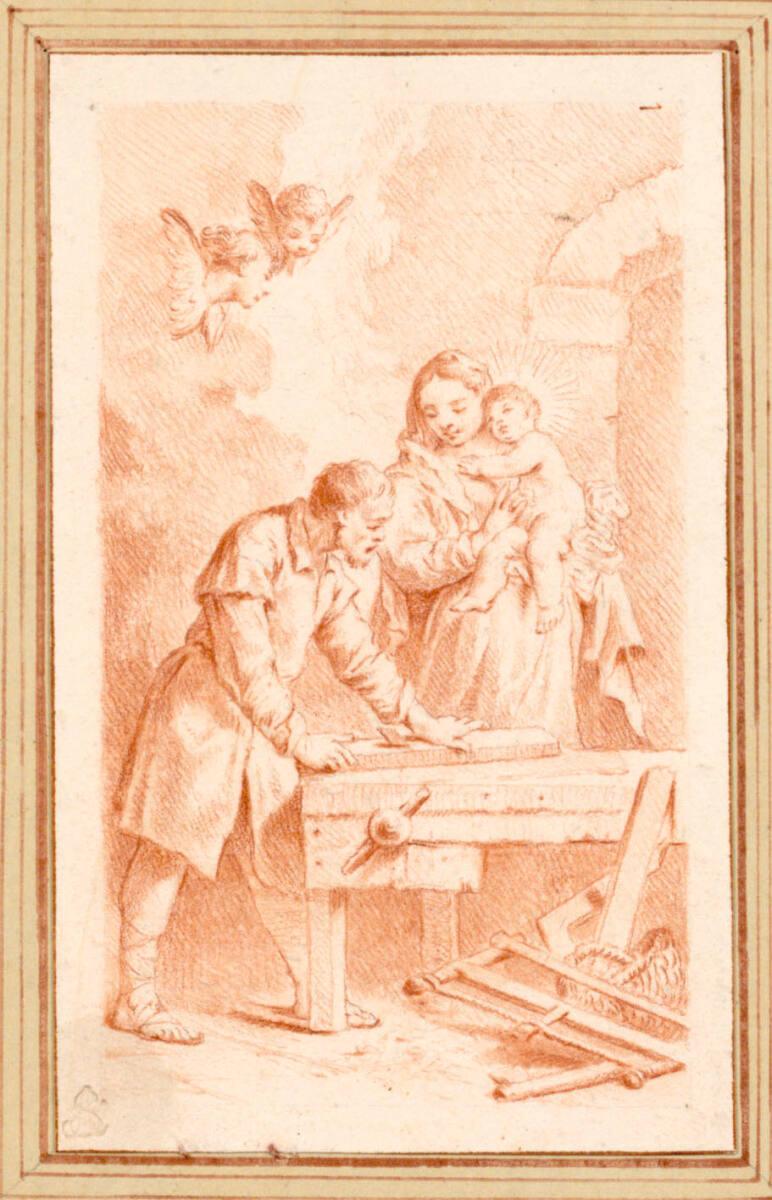 Anonym, Der heilige Joseph als Zimmermann, Inv. Nr.: 1781