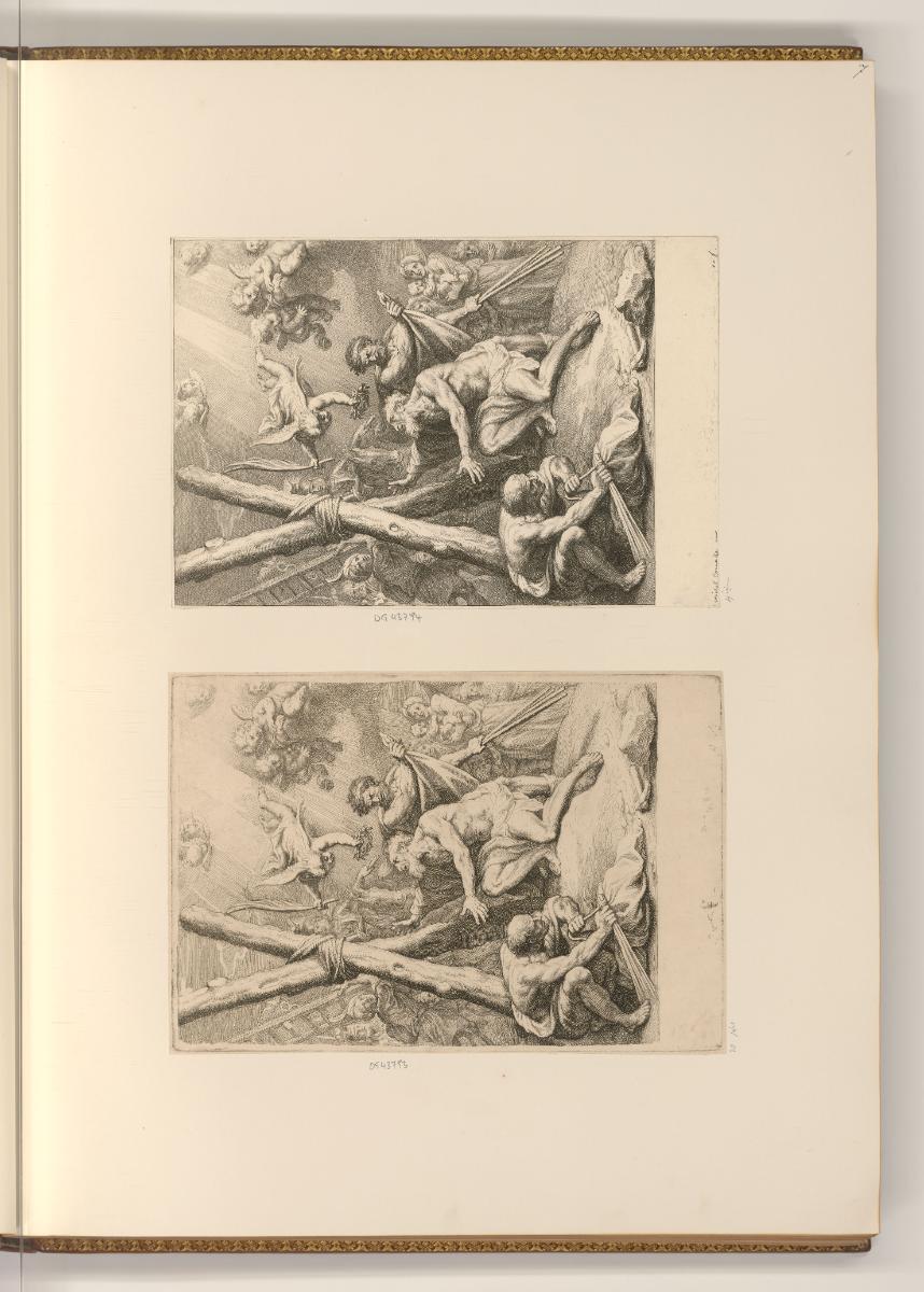 Michel Corneille, dit Corneille des Gobelins, et Jean Bapt. Corneille, Martyrium des hl. Andrea…