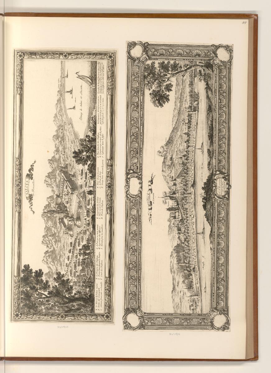 Nic. Cochin; Fr. Chauveau, Belagerung von Les Salces; Belagerung von Sierck-les-Bains, Inv. Nr.…