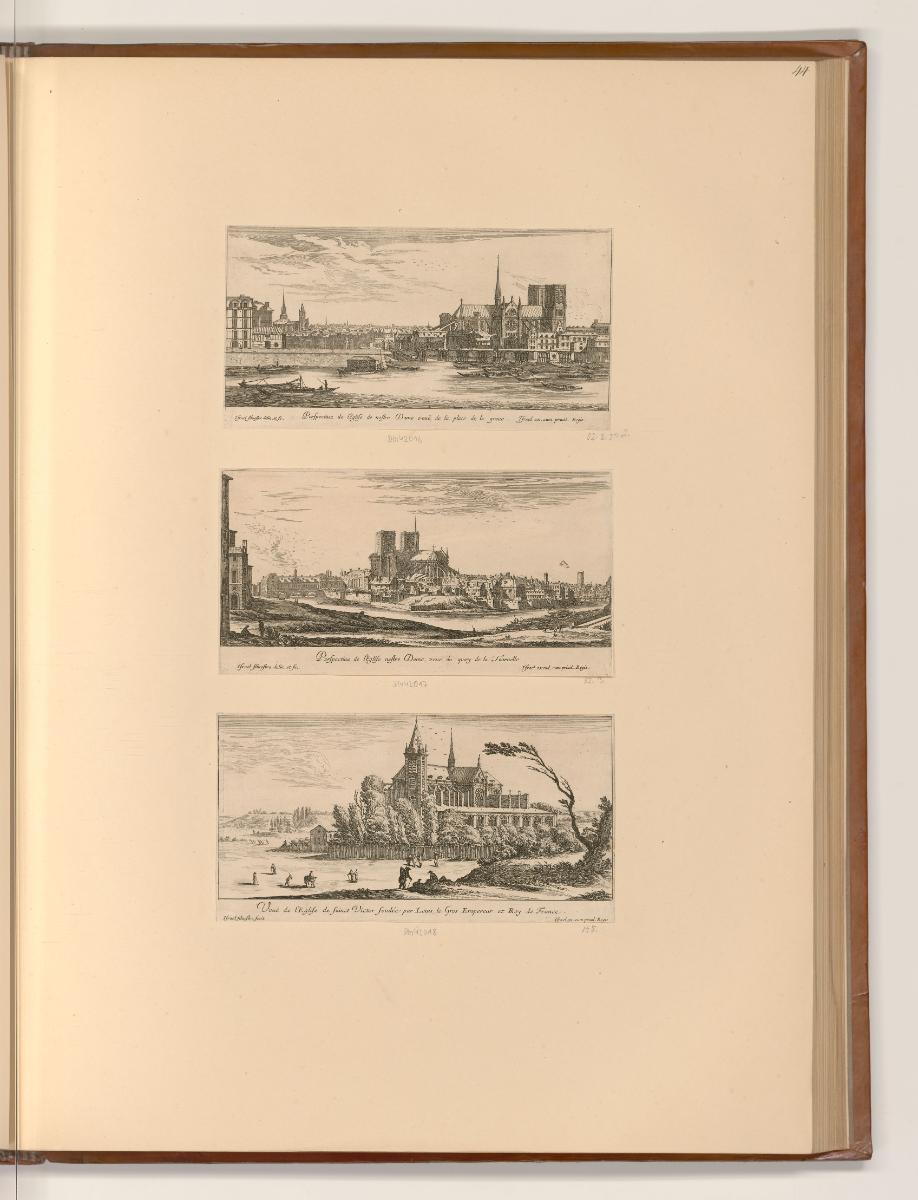 Israel Silvestre. Vol. I., Ansichten von Paris, Inv. Nr.: Frankreich nach Sektionen III/15, F/I…