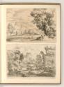 Jean Pesne; Charles Macé, Landschaft mit Badenden; Bergige Flusslandschaft, Inv. Nr.: Frankreic…