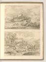 Jean Pesne; Charles Macé, Landschaft mit befestigter Stadt; Landschaft mit Siedlung und Fischer…