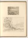 Jean Pesne; Charles Macé, Landschaft mit Stadt; Flusslandschaft mit Siedlung, Inv. Nr.: Frankre…