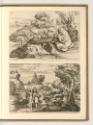 Jean Pesne; Charles Macé, Landschaft mit Frau und einem Jungen; Tobias und der Engel, Inv. Nr.:…