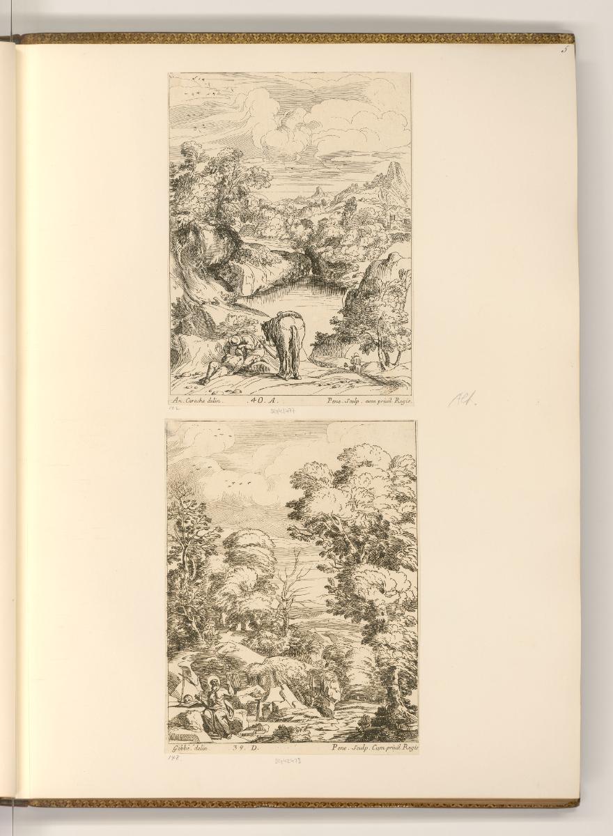 Jean Pesne; Charles Macé, Gleichnis vom barmherzigen Samariter; Landschaft mit hl. Hieronymus
…