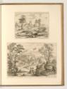 Jean Pesne; Charles Macé, Landschaft mit der Ruhe auf der Flucht nach Ägypten; Landschaft mit z…