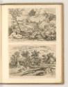 Jean Pesne; Charles Macé, Landschaft mit Andromeda und Ungeheuer; Landschaft mit Siedlung und S…