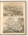 Jean Pesne; Charles Macé, Landschaft mit Stadt und Hirten; Bewaldete Auenlandschaft, Inv. Nr.: …