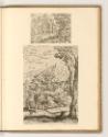 Jean Pesne; Charles Macé, Landschaft mit Ruinen; Weite Landschaft mit Bauernhaus und Siedlung, …