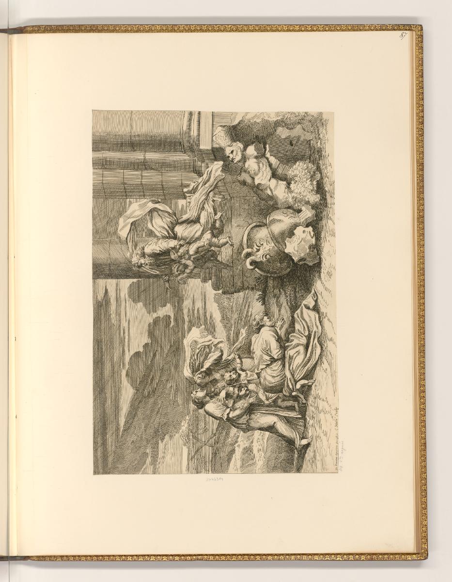 Jean Pesne; Charles Macé, Berufung Abrahams, Inv. Nr.: Frankreich nach Sektionen III/17, F/III/…