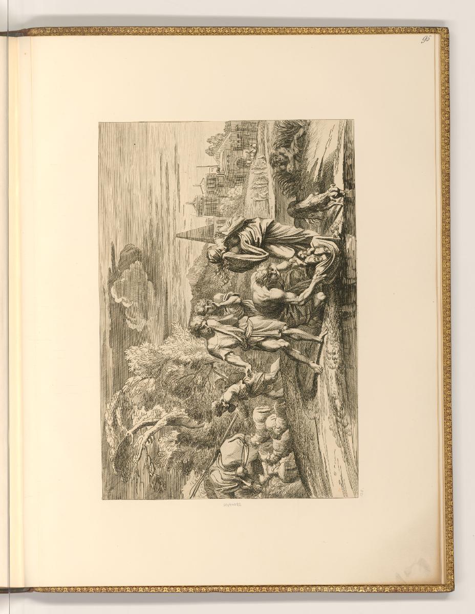 Jean Pesne; Charles Macé, Aussetzung des Moses, Inv. Nr.: Frankreich nach Sektionen III/17, F/I…