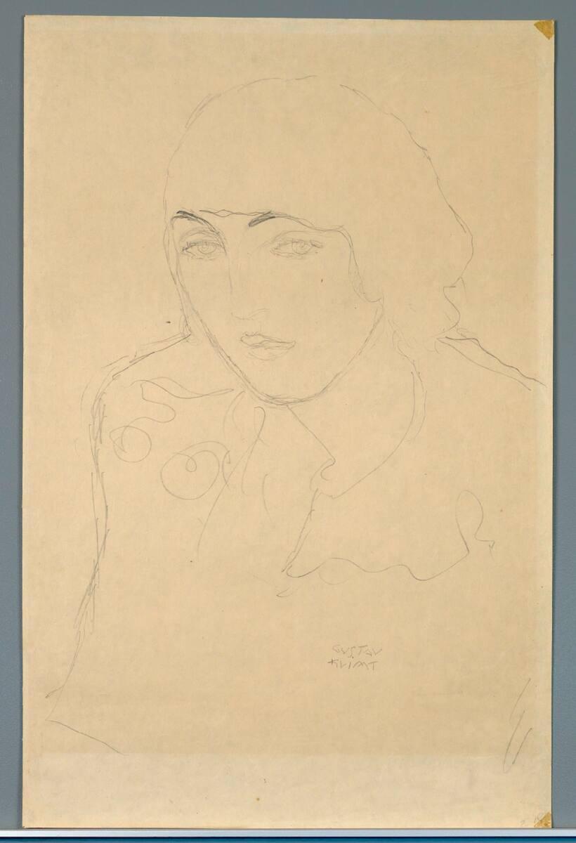 Brustbild einer Frau, Gustav Klimt