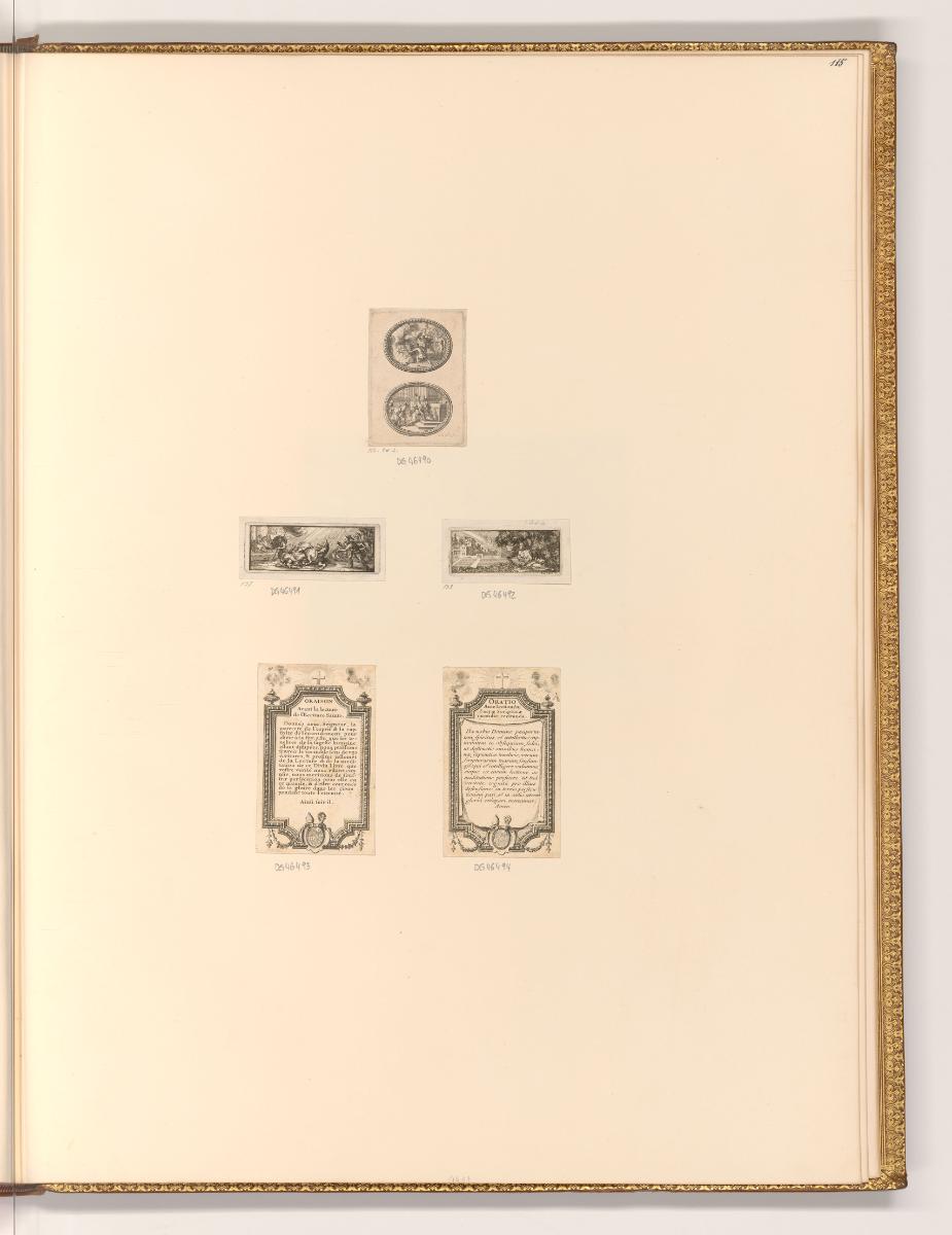 Sebastien Le Clerc, Vol. I., Vignetten und Textkartuschen, Inv. Nr.: Frankreich nach Sektionen …
