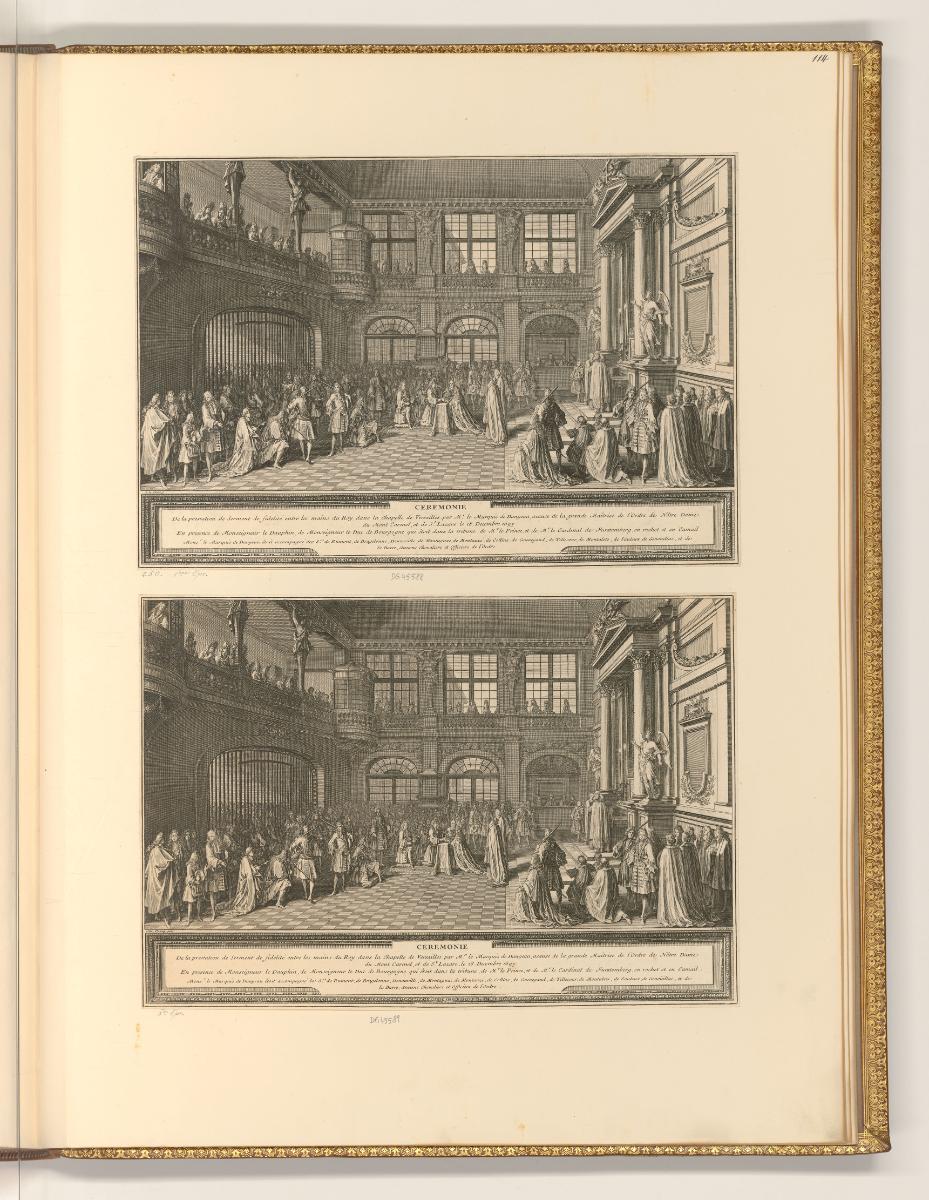 Sebastien Le Clerc, Vol. II., Ceremonie de la prestation de serment de fidelité, Inv. Nr.: Fran…