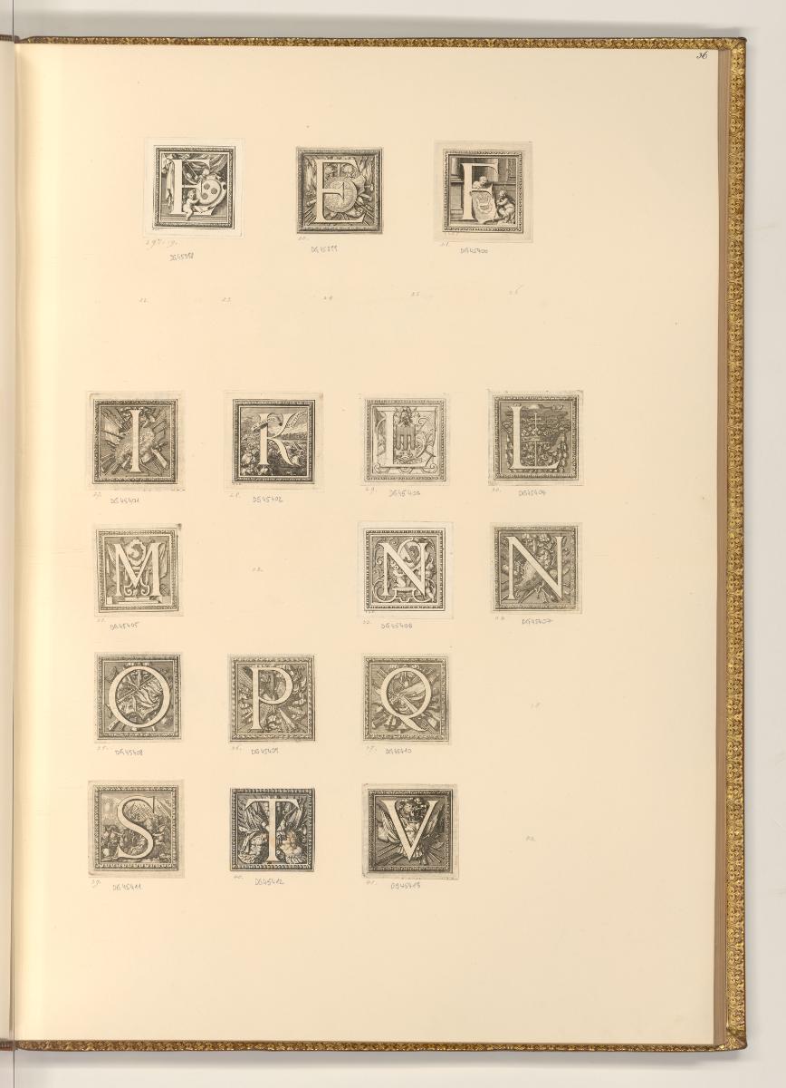 Sebastien Le Clerc, Vol. II., Initialen, Inv. Nr.: Frankreich nach Sektionen III/20, F/III/20/3…