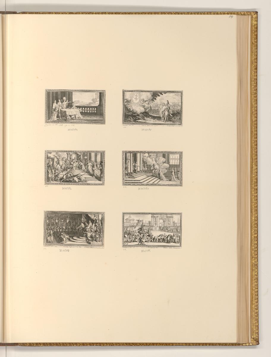 Sebastien Le Clerc, Vol. II., Allegorien mit Karl V. von Lothringen, Inv. Nr.: Frankreich nach …