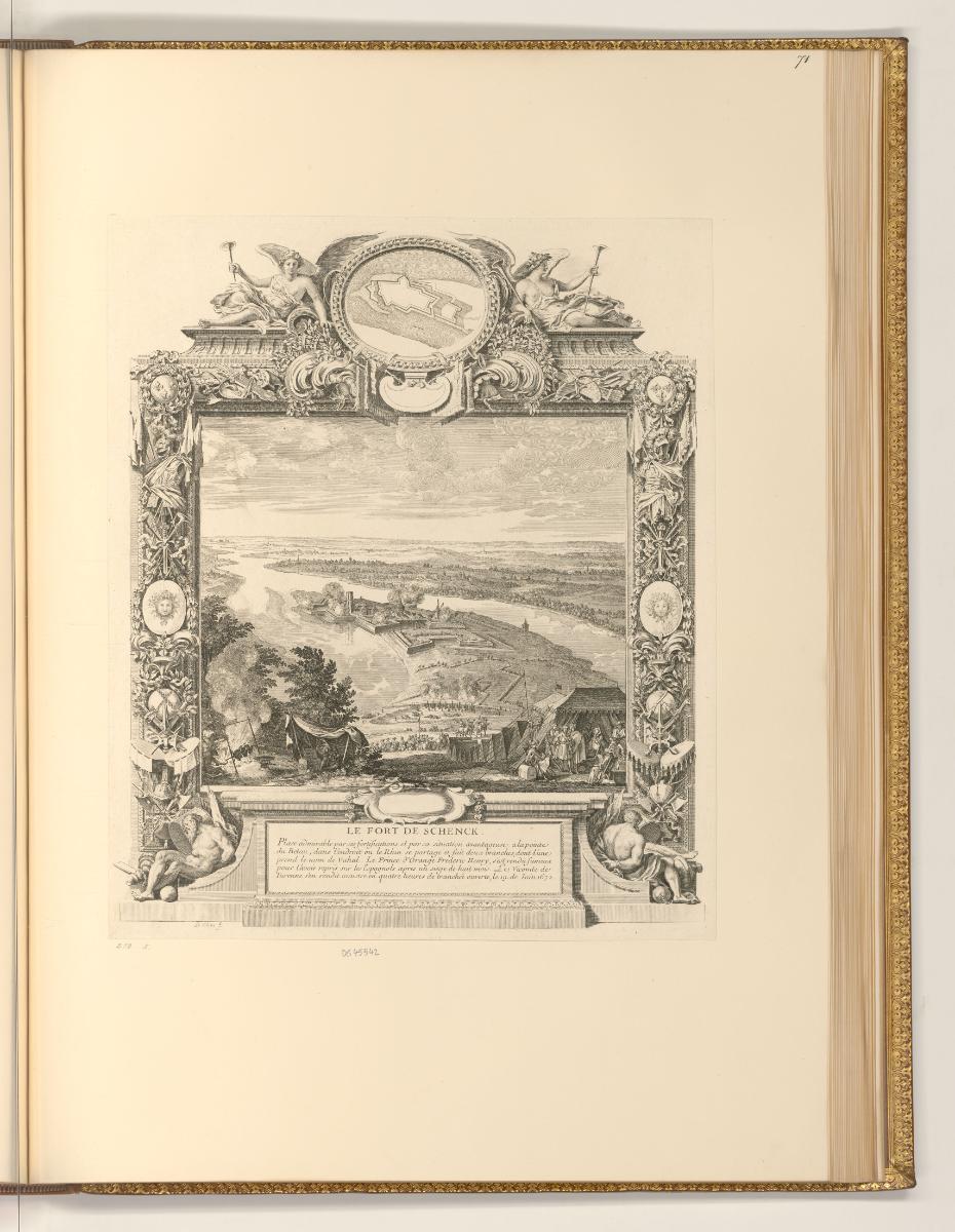 Sebastien Le Clerc, Vol. II., Le fort de Schenck, Inv. Nr.: Frankreich nach Sektionen III/20, F…