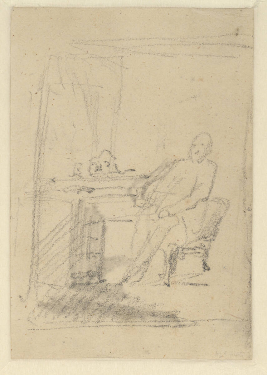 Studie zum Porträt Rudolf Arthaber, Josef Danhauser