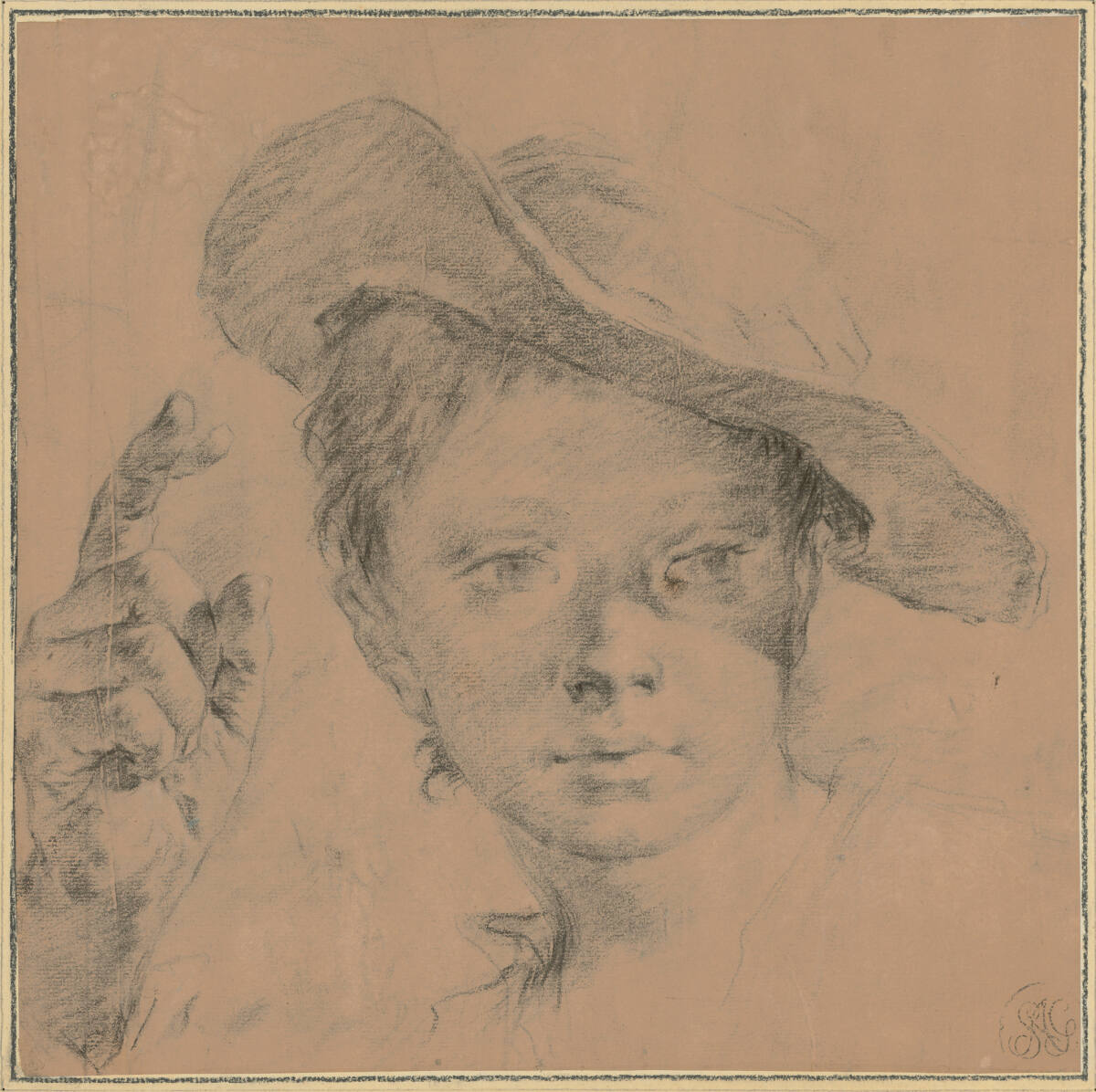 Bildnis eines Knaben mit erhobenem Zeigefinger, Giovanni Battista Piazzetta